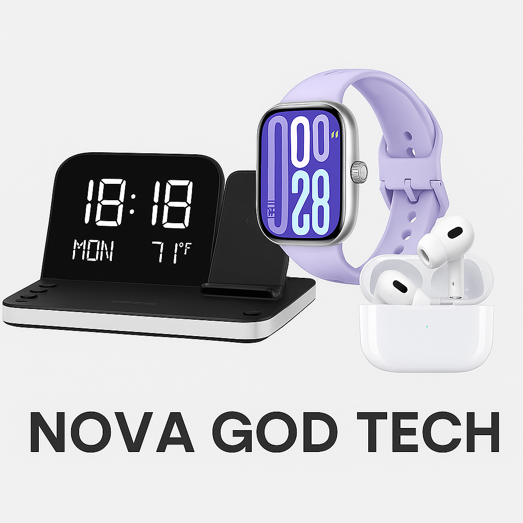 Pack Smart Watch + Base de carga + Air Pods - Nova God Tech