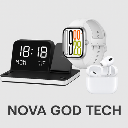 Pack Smart Watch + Base de carga + Air Pods - Nova God Tech