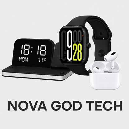 Pack Smart Watch + Base de carga + Air Pods - Nova God Tech