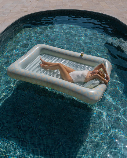 Flotador tanning pool aguamarina - NOVA GOD TECH